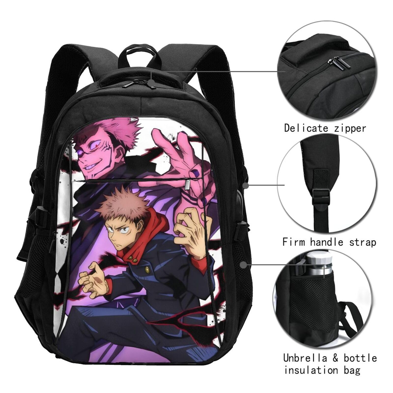 Amazon.co.jp: リュック 呪術廻戦 両面宿儺 虎杖悠仁 バックパック