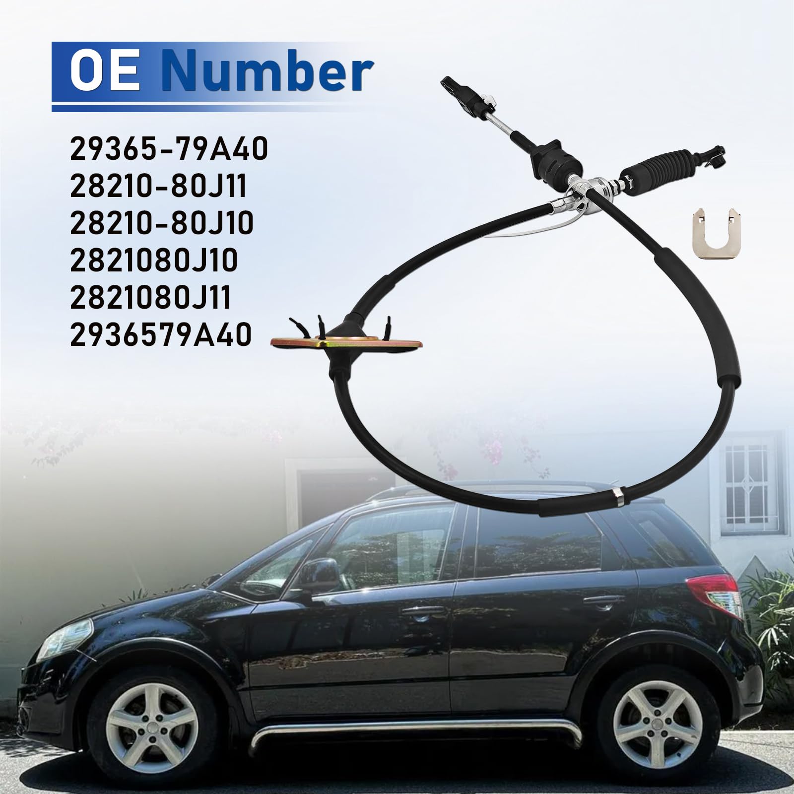 Yainetan 29365-79A40 Shifter Cable Compatible With 2007-2009