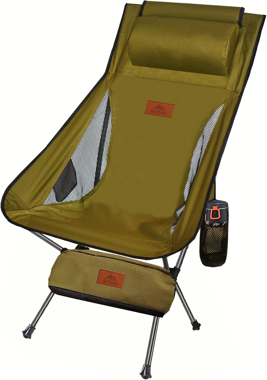AnYoker Camping Chair, HighBack Compact Backpacking Chair