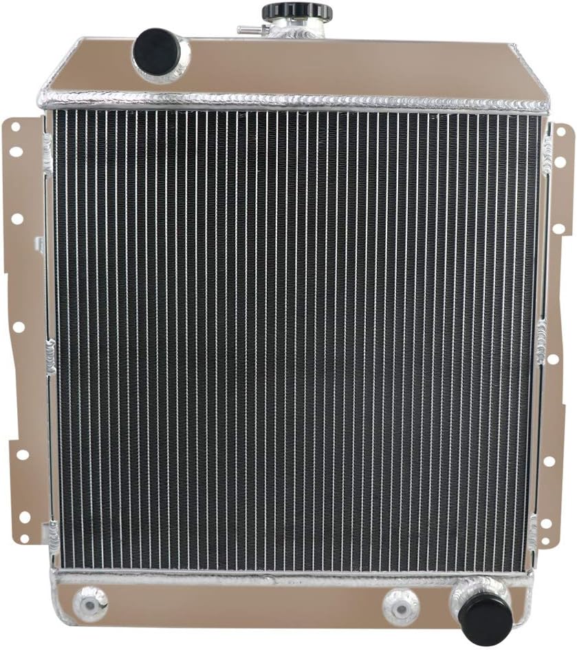 3-Row Aluminum Radiator Compatible with 1958 Chevrolet Impala Caprice Belair V8 GAS