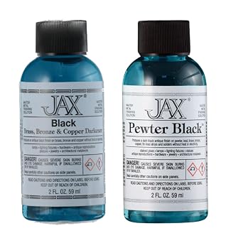 JAX Blackeners Sample Set for Brass, Bronze & Copper