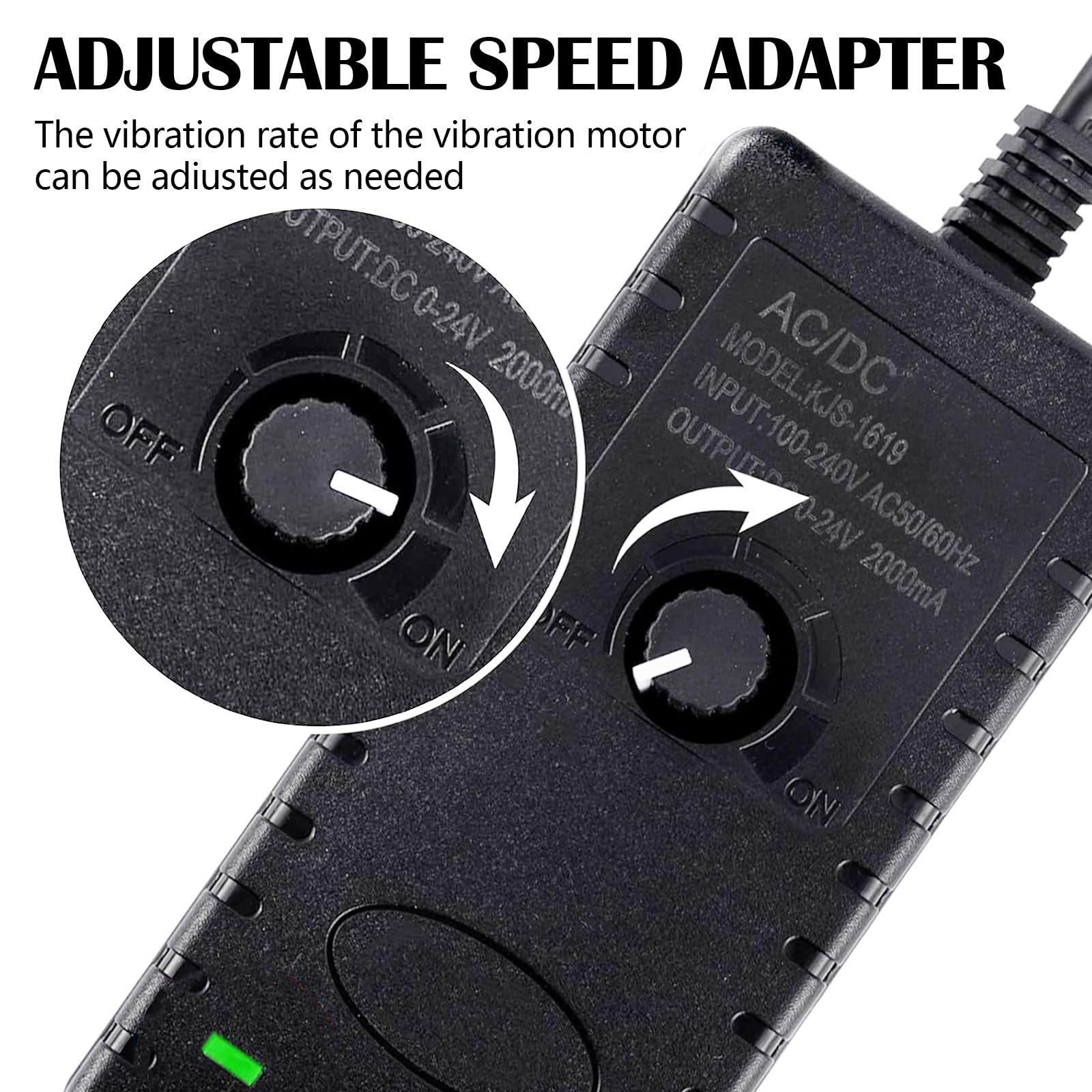 DC 24V Motore Di Vibrazione, Mini Motore Di Vibrazione 3800 Giri/Min Doppio Eccentrico Motore Di Vibrazione Per Massaggiatore Durevole In Plastica Vibratore Per Lettino E Sedia Da Massaggio