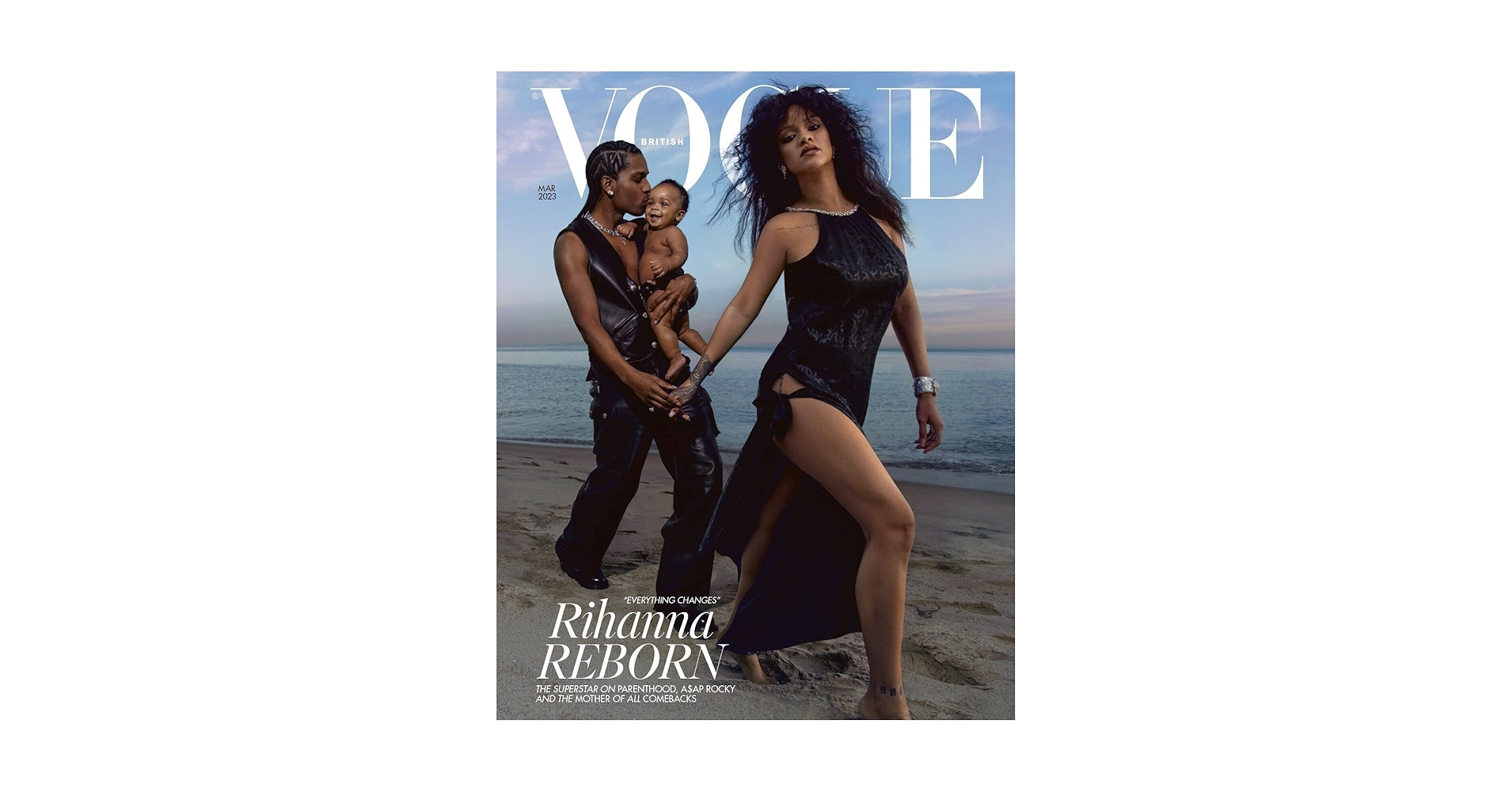 Vogue UK Magazine March 2023 Rihanna Reborn (PB).: Vogue UK