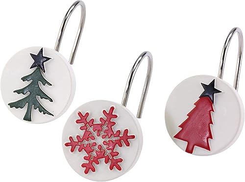 Miniatura 6 de Avanti Linens - Juego de 2 toallas para los dedos, terciopelo de algodón suave y absorbente, decoraciones navideñas, juego de 2 (Tis The Season