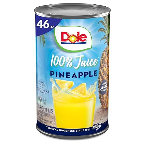 Miniatura 8 de Dole Bebida ligera de jugo de piña, sin azúcar añadida, 40 calorías por lata, 6 onzas líquidas (paquete de 6), 48 latas en total