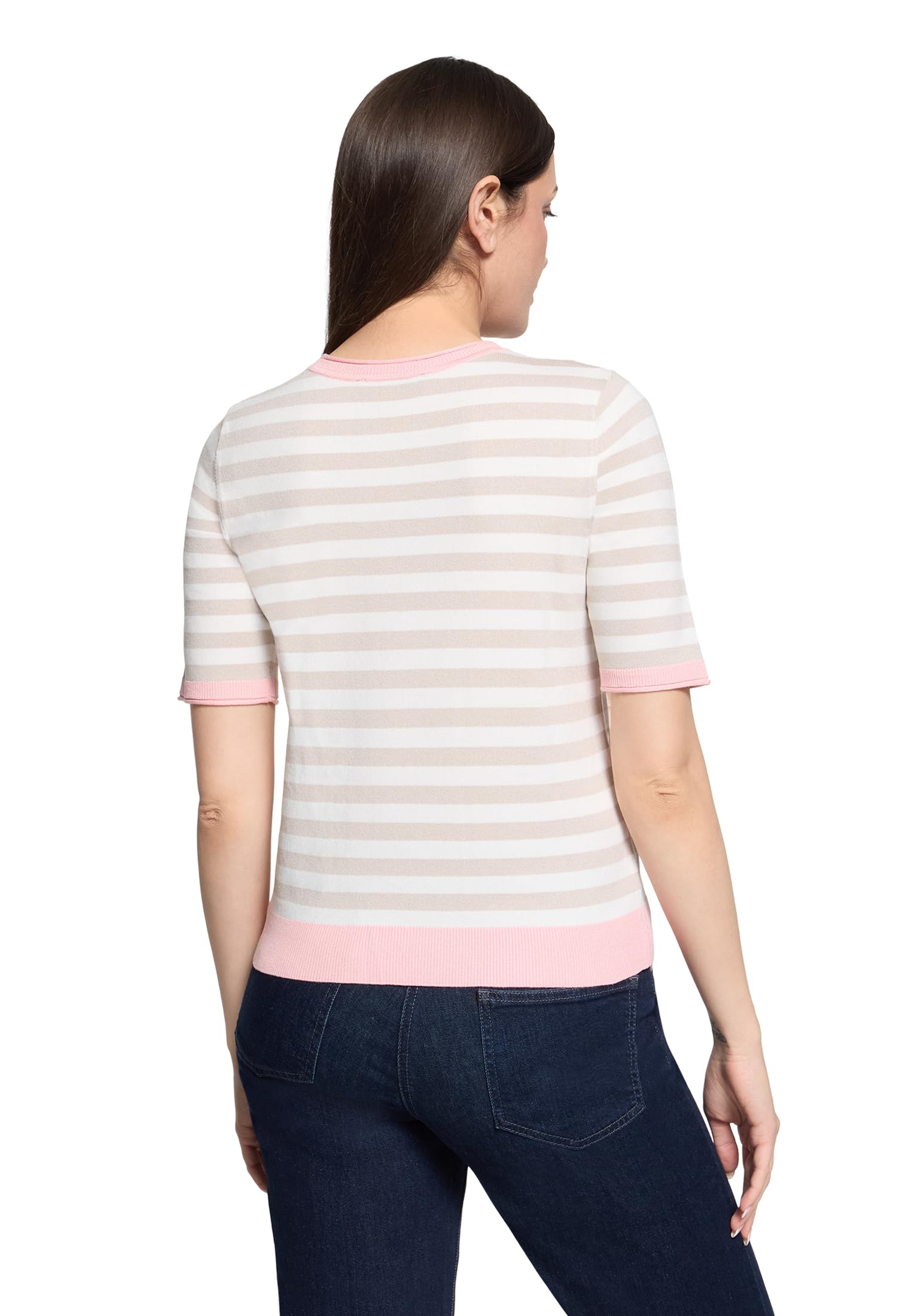 Betty Barclay Damen Basic-Pullover Kurzarm