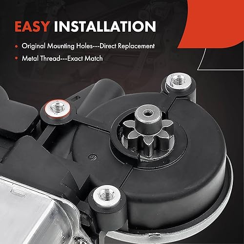 Miniatura 5 de A-Premium Motor de elevación de ventana compatible con Toyota Camry 2002-2006, Highlander 2001-2007, RAV4 2001-2005 y Scion xA 2004-2006, repuesto #