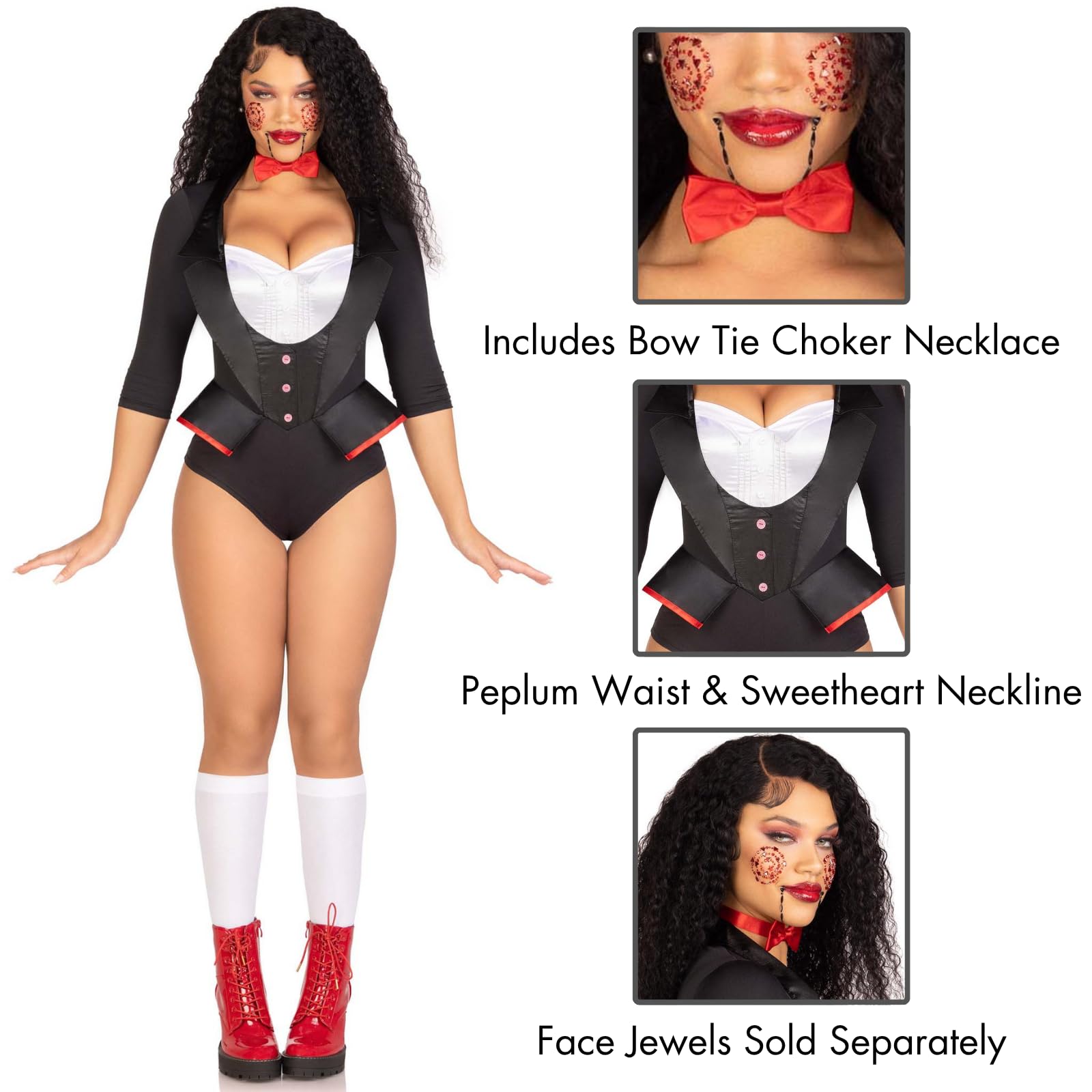 Leg Avenue Pretty Puppet kostym set, L