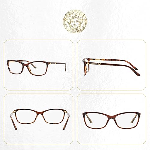 Miniatura 3 de Versace VE3186 Cateye - Lentes para mujer + paquete con kit de cuidado de gafas de diseñador iWear