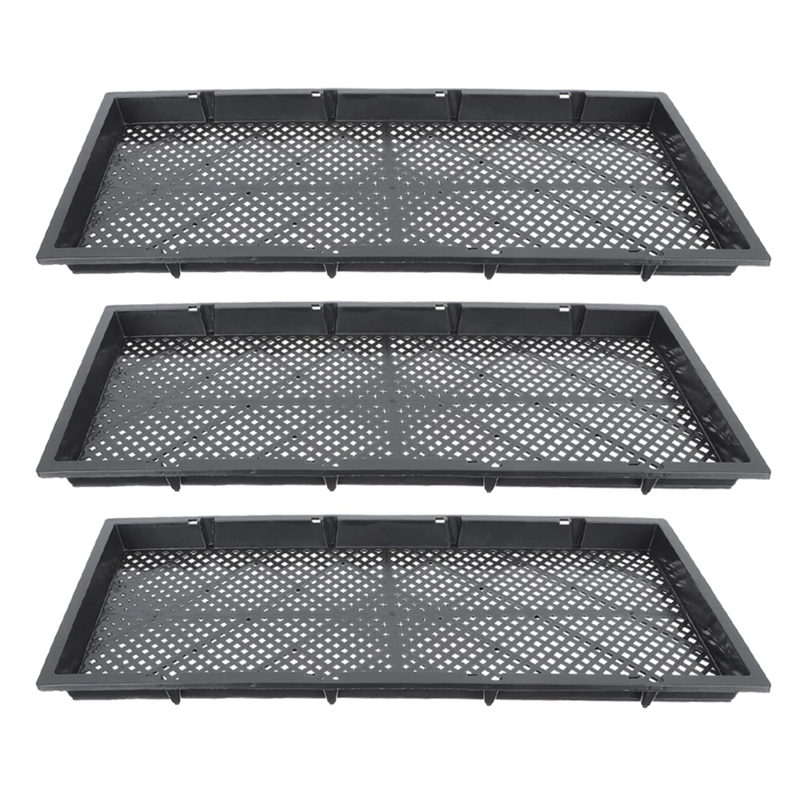 Cabilock Plateaux de Germination de La Pépinière 3Pcs Plateaux de Germination Plateaux Plateaux de Culture de La Pépinière Multi- Trou