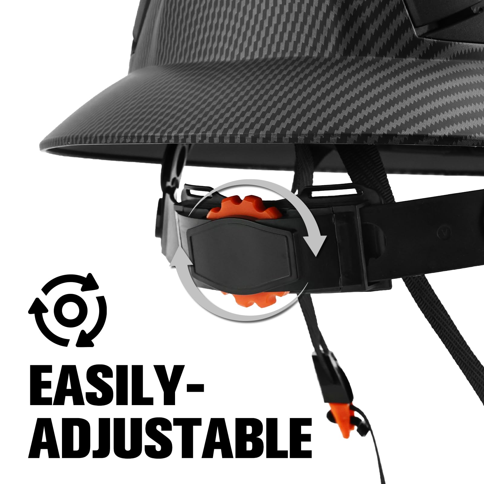 Casco duro de ala completa, casco de seguridad aprobado por OSHA, Cascos de Construcción, casco duro de construcción ventilada, trinquete ajustable con suspensión de 6 puntos, cascos de