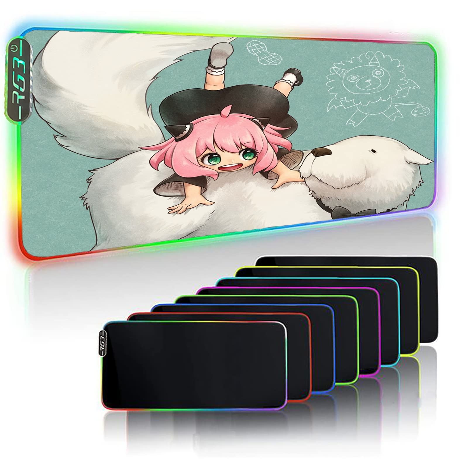 アニメキャラクター マウスパッド Amazon.co.jp: マウスパッド アニメアーニャフォージャーRgb