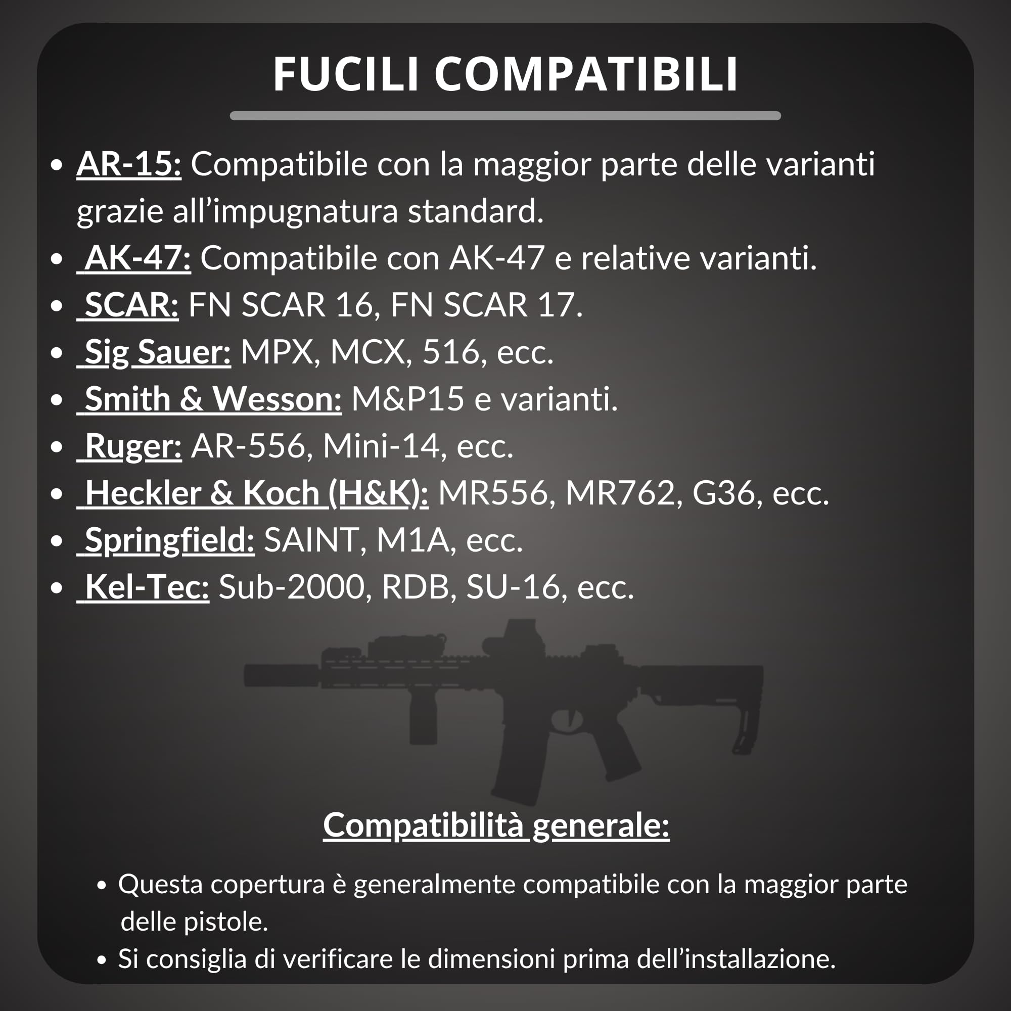 Sibo - Impugnatura Antiscivolo in Gomma (2 Pezzi) - Grip Ergonomico Universale per Softair - Accessorio Comfort per GBB AEG - Copertura per Manico Airsoft