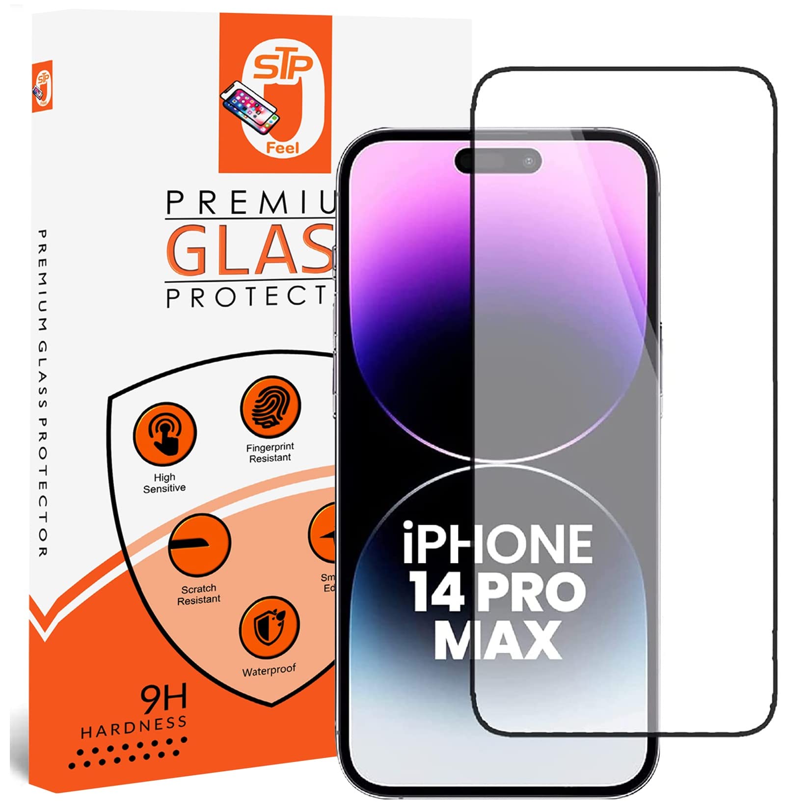 STP FEEL® AG Matte Gaming Screen Protector for iPhone 14 Pro Max/iPhone 15 Plus 6.7" (Black, Pack of 1) Edge to Edge HD Clear, Bubble-Free, Anti-Scratch Tempered Glass (B0C1LCMSV6) Amazon Price History, Amazon Price Tracker