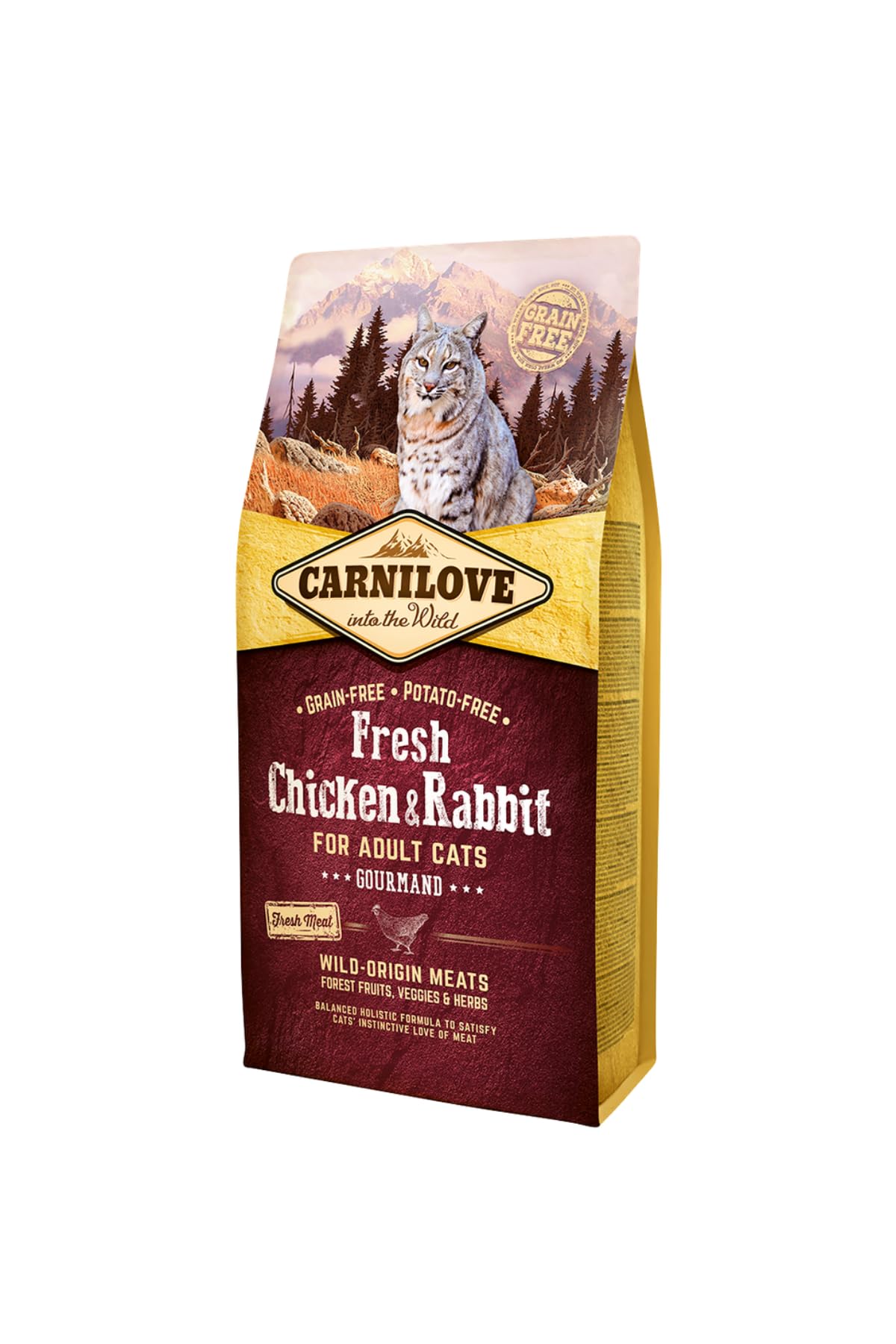 Fresh Chicken & Rabbit For Adult Cats 2Kg