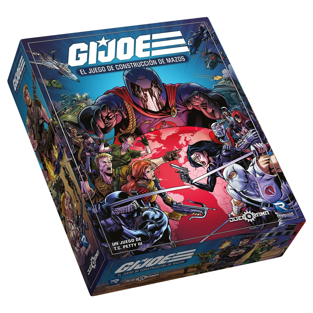 G.I.Joe - Gioco di costruzione di mazzi, gioco da tavolo, a partire dai 14 anni, da 1 a 4 giocatori, 30-60 minuti per partita, spagnolo