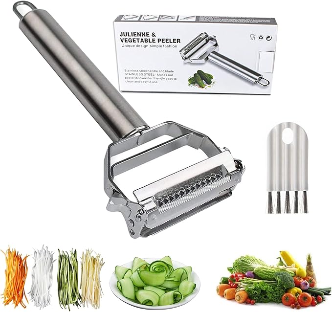 Vegetable Peeler,Julienne Peeler,Stainless Steel