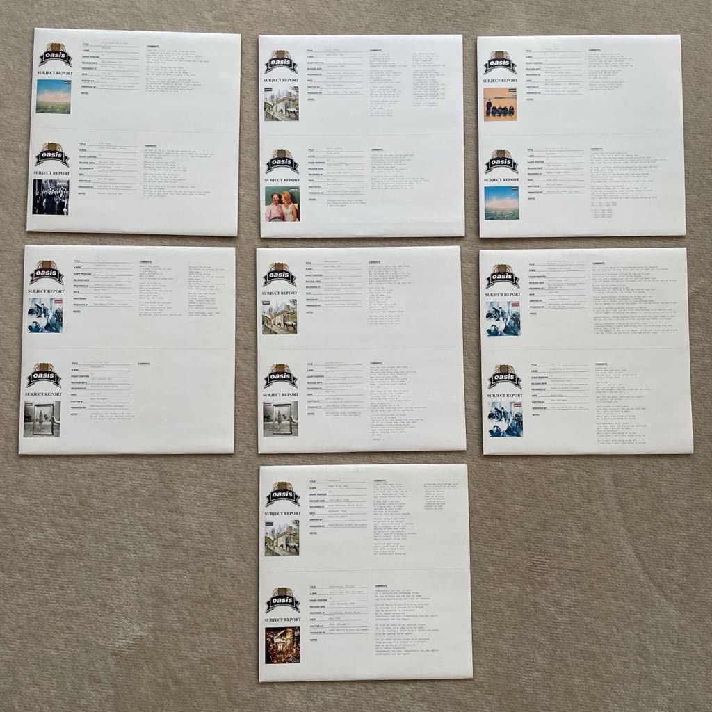 ★OASIS★MASTERPLAN★限定10インチレコードBOXセット ☆OASIS☆MASTERPLAN☆限定10インチレコードBOXセット