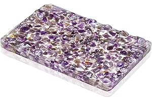 Handmade Purple Soap Dish for Stylish and Functional Bathroom Accessory