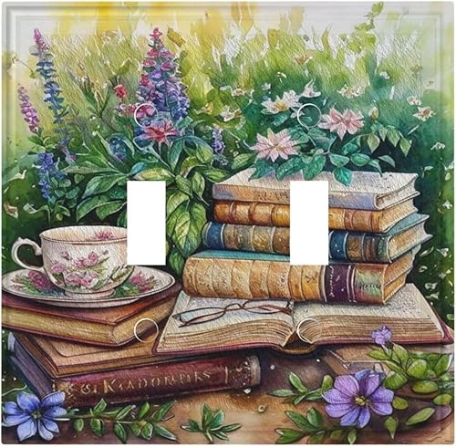 Miniatura 133 de Cubiertas Decorativas de Arte para Interruptores de Luz, Hojas de Otoño, Placa de Pared de Palanca Individual, Cubierta Decorativa de Interruptor,