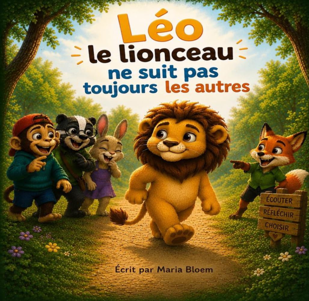 Léo le lionceau ne suit pas toujours les autres