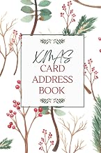 XMAS Card Address Book: A Ten-Year Address Book With Alphabetical Tabs & Tracker For Holiday Greeting Cards You Send and Receive, Undated Start From Any Year.