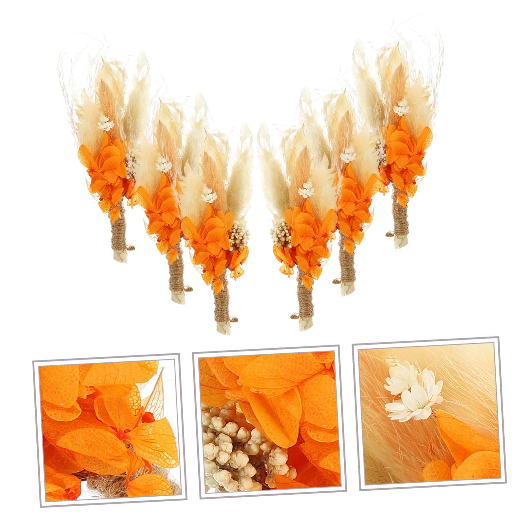 STOBAZA 4stücke Trockenblumenstrauß Mini Getrocknete Blumen Für Dekoration Für Hochzeiten Home Decor Fotografie Hintergründe Kunstvolle Arrangements Zeitloser Charme