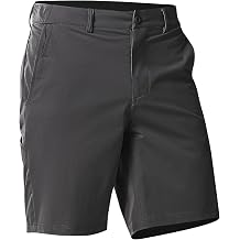 Men's Golf Shorts 9" Lightweight Stretch Quick Dry Casual Dress Hybrid Shorts with 6 Pockets for Golf Hiking Work