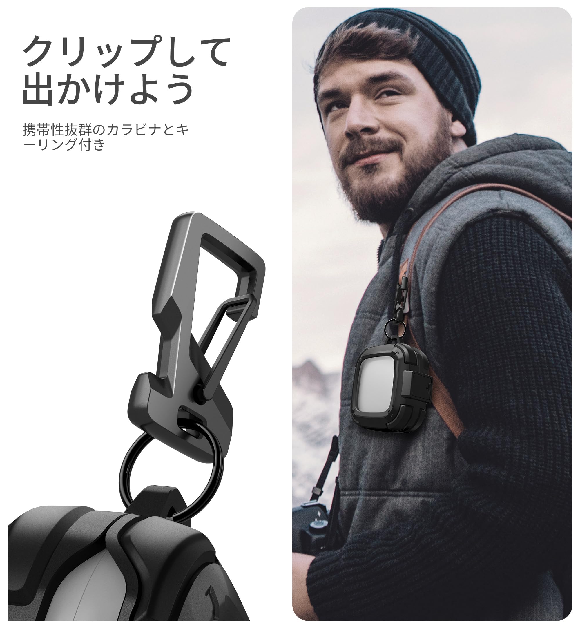 Amazon | Dexnor for SHOKZ OpenFit Airケース 落下防止ロック付き 耐