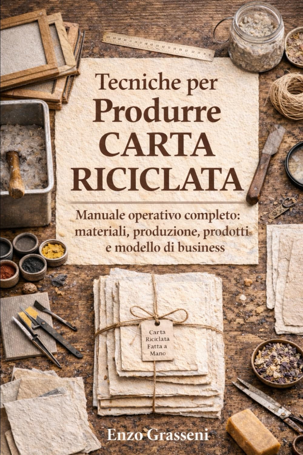 Tecniche per Produrre Carta Riciclata: Manuale operativo completo: materiali, produzione, prodotti e modello di business