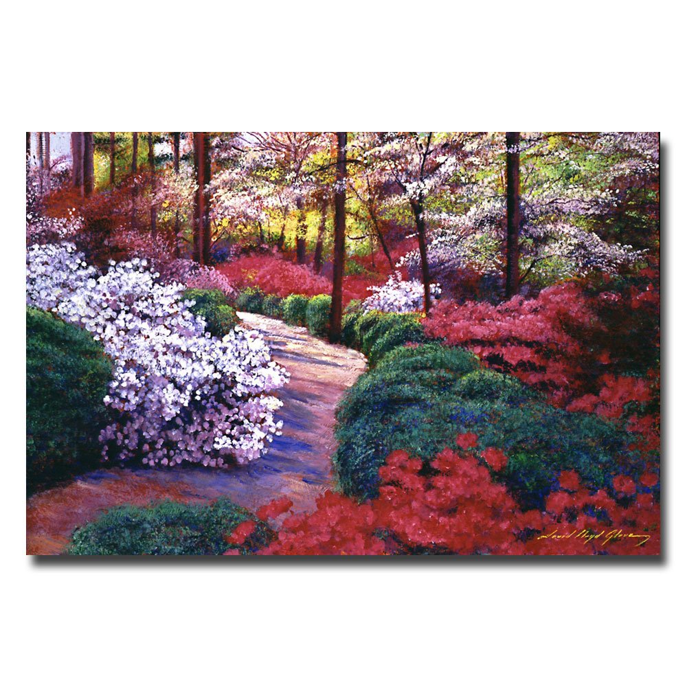 April Beauties by David Lloyd Glover, 22x32-Inch Canvas Wall Art