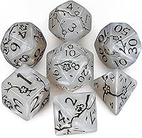 Vista 16 de CiaraQ DND - Juego de dados poliédricos con bolsa de dados para juegos de rol de Calabozos y Dragones, RPG MTG, juegos de mesa