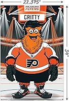 Vista 3 de Trends International NHL Philadelphia Flyers - Póster de pared Gritty 19, 22.375 x 34 pulgadas, versión sin marco