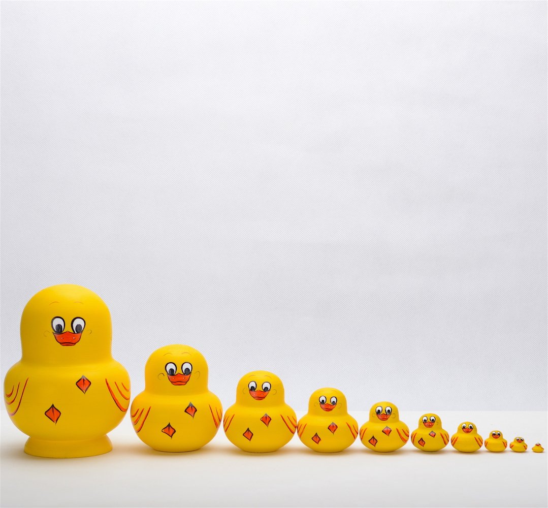 Poupee Russe Matriochka 5 Poupées Russes Matriochka Noël - Père Noël En Bois à Collectionner - Cadeau Déco Festif Décoration Bois Père Noël