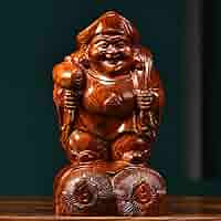高級木彫りの七福神像 Amazon.co.jp: 仏像 木彫り 七福神 (Size:高さ15cm) : ホーム