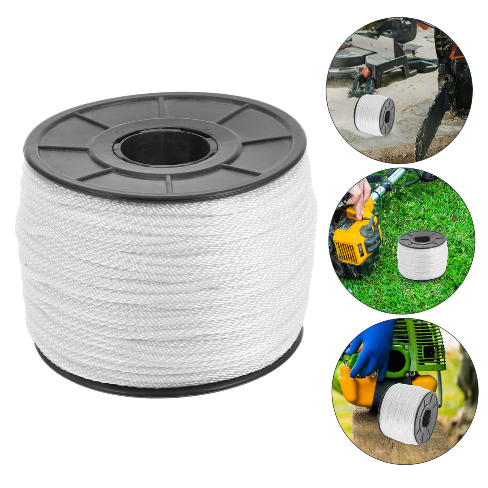 Hemobllo Cuerda De Arranque para Cortacésped De Nailon Cuerda De Arranque Retráctil para Motosierra Repuesto De De para Cortacésped para Uso Jardín y Paisajismo