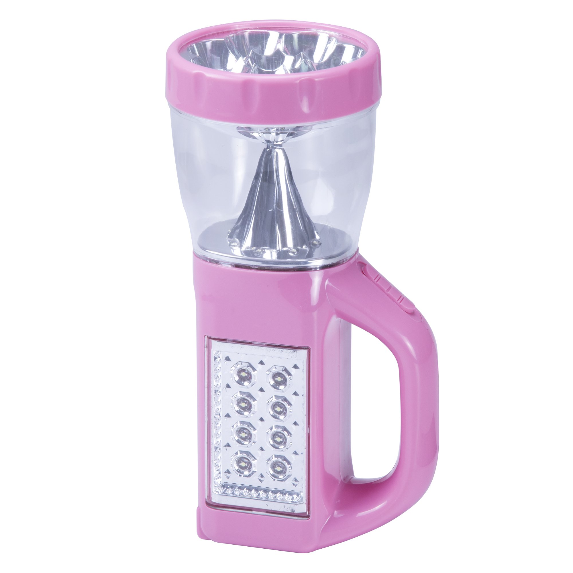 Stalwart 3-in-1 LED Lantern - Compact, Lightweight Camping Light, Flashlight, and Panel Illumination for Reading and Emergencies by Wakeman Outdoors (Pink)
