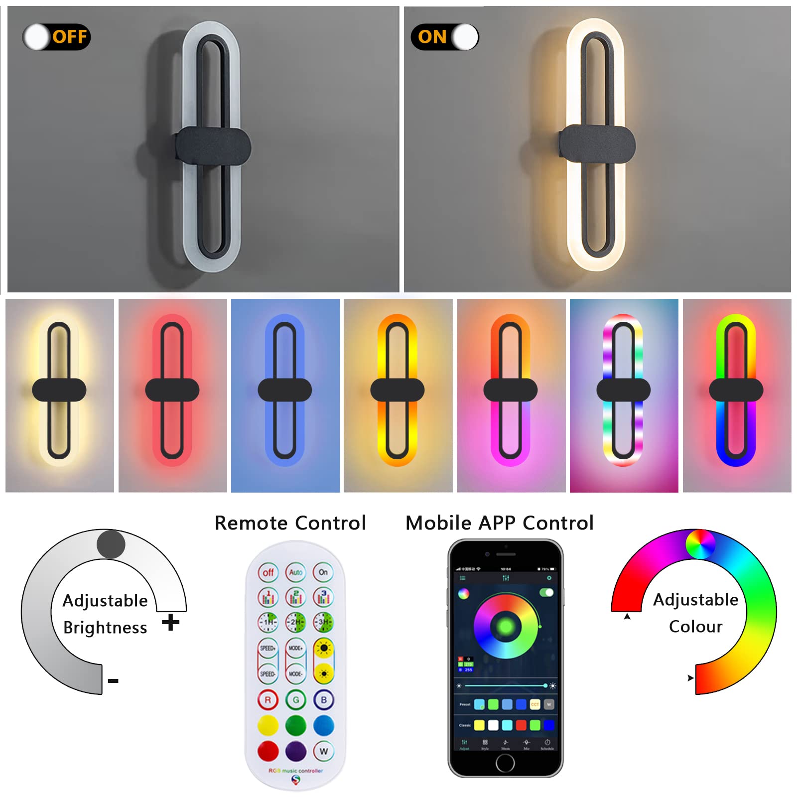 RGB LED Lampada A Sospensione Dimmerabile Per Bambine Con Telecomando