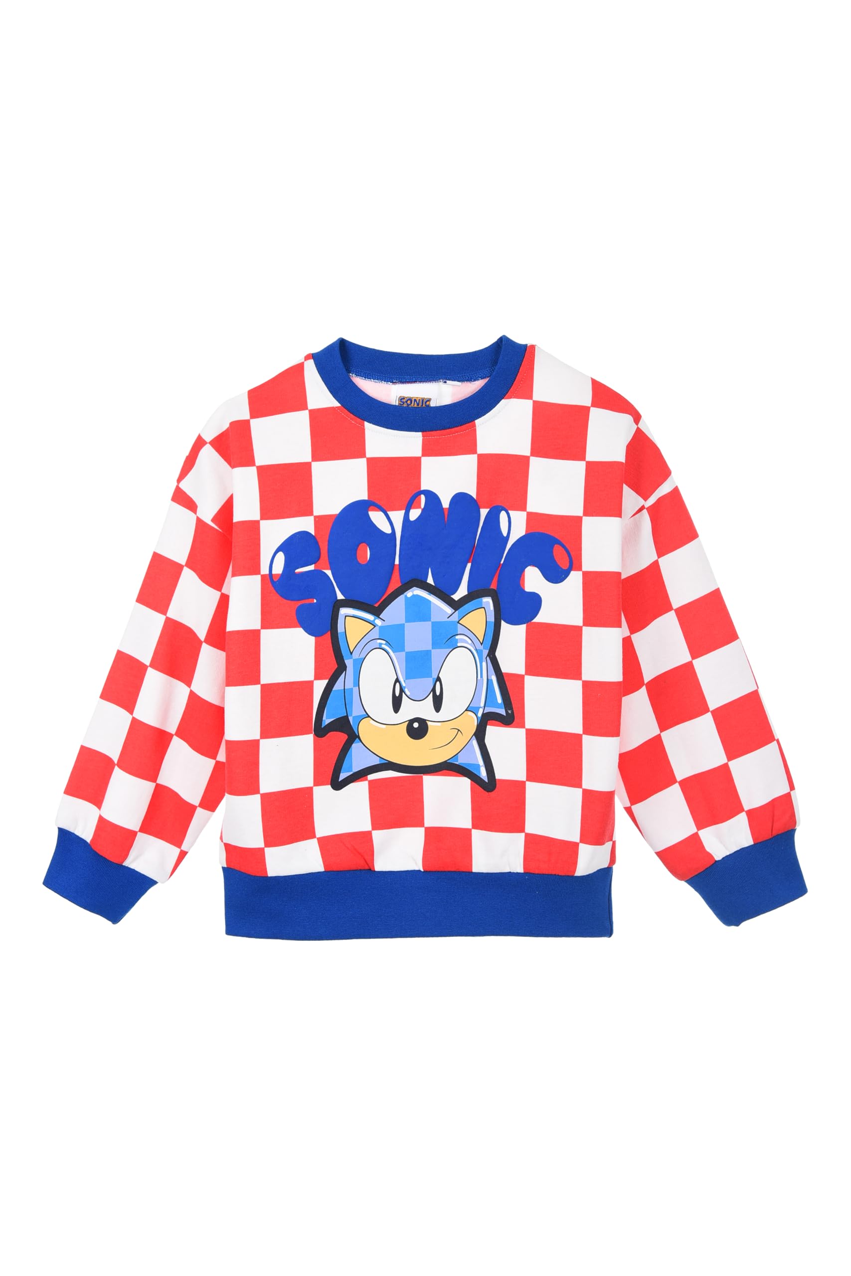 Sonic The Hedgehog Felpa per Ragazzi, Maglione Felpa in Cotone Regalo per Bambino, Taglie 4 ai 12 Anni
