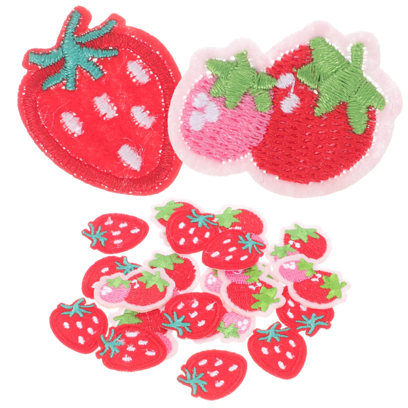 Fragola Frutta Con Paillettes - Toppe Termoadesive Patch Toppa