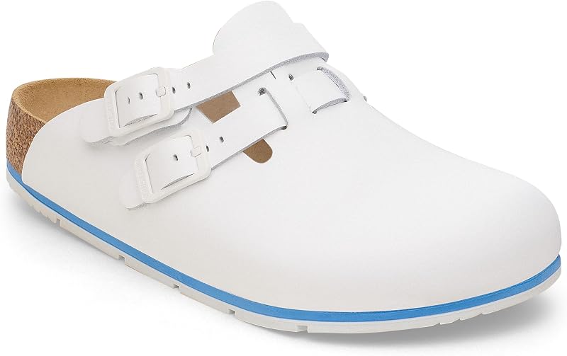 Birkenstock Kay Pro Unisex Slippers Leather Mules - Clogs - Certified according to Standard EN ISO 20347:2022 - Work Shoes for Medicine, Gastronomy and Service