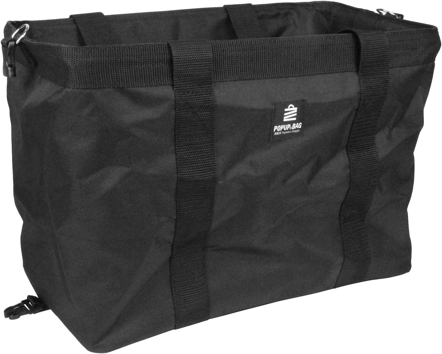 SK11 SPU-41SQ-BK Pop-Up Bag (W x H x D): 16.1 x 11.8 x 9.1 inches (410 x 300 x 230 mm)