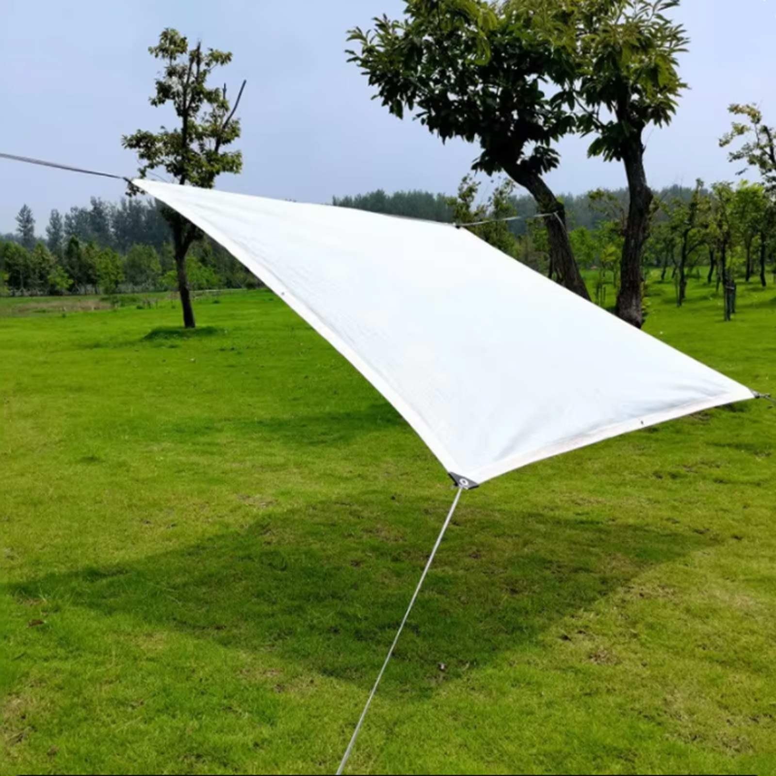 Tissu D'Ombrage  Filet D'Ombrage De Jardin Avec Œillets Couverture D'Ombrage Extérieure Pour