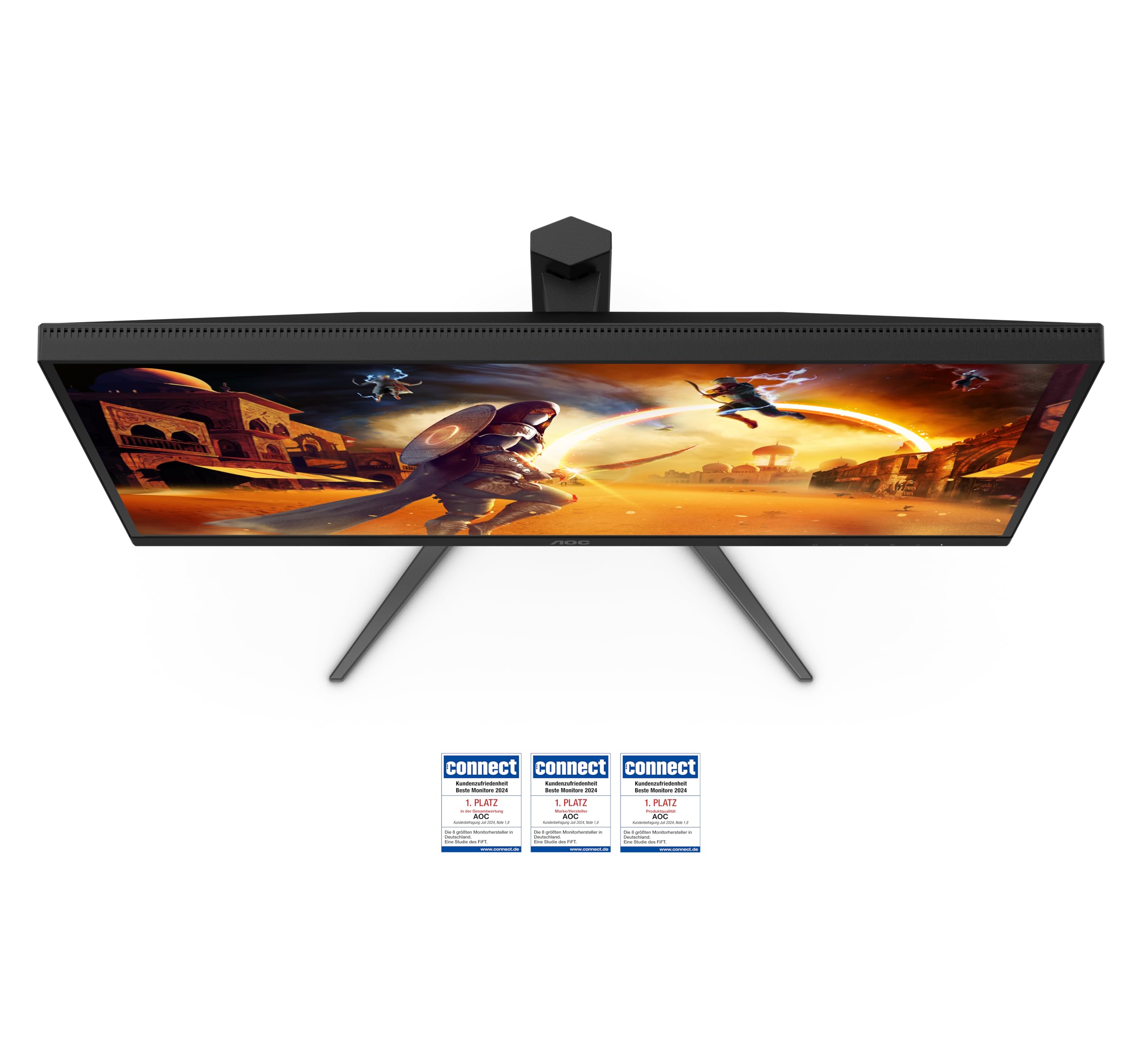 AOC Gaming Moniteur U27G4XM 27 Pouce, Dual Mode Fast IPS Dalle, 1ms GtG, HDR1000, G-Sync Compatible, Ajustable en Hauteur, USB Hub(3840x2160@160Hz; 1920x1080@320Hz HDMI 2X 2.1 DP 1x 1.4) Noir
