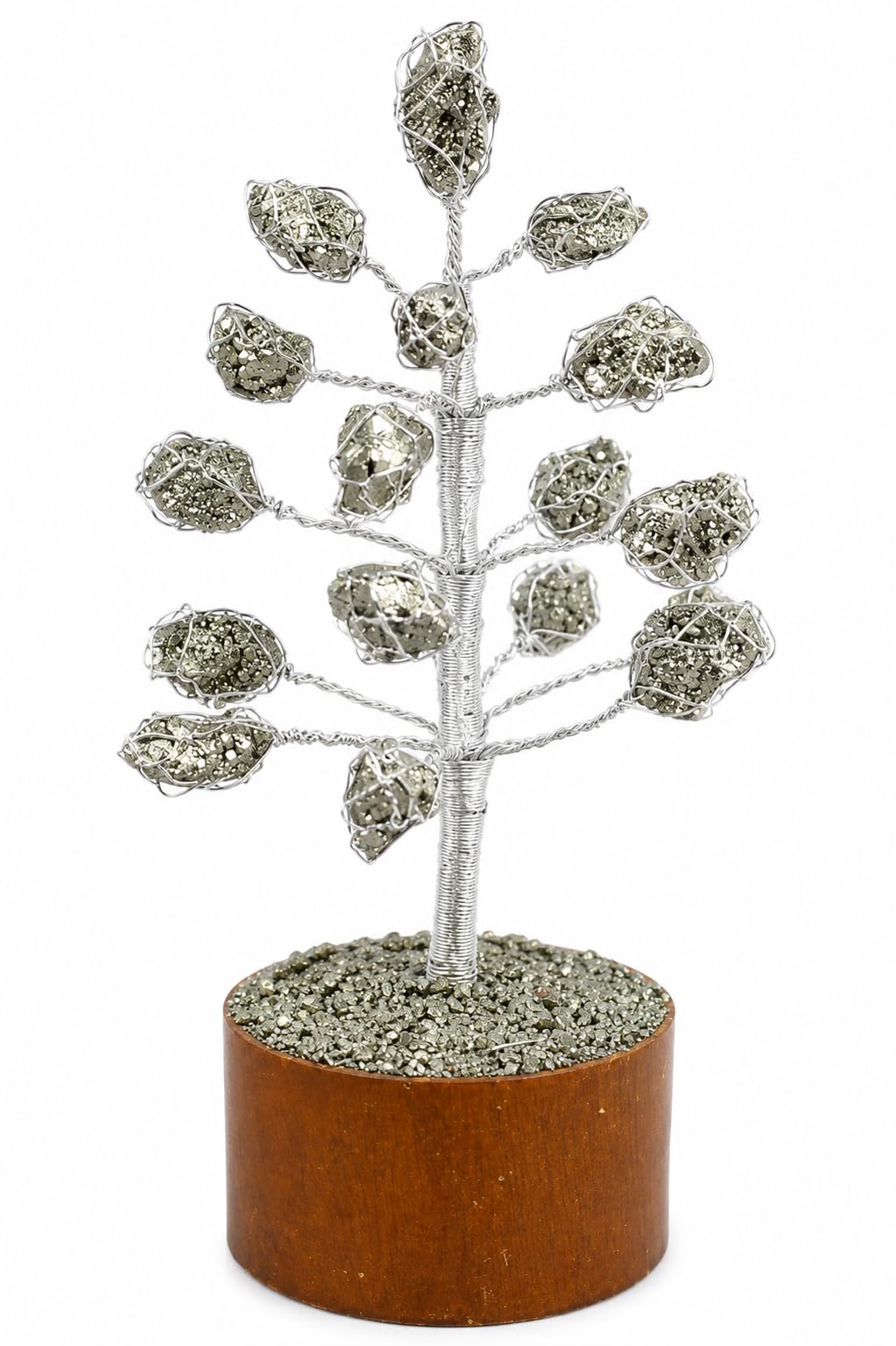 Arbre de vie en pyrite décoration de salon pour attirer la prospérité