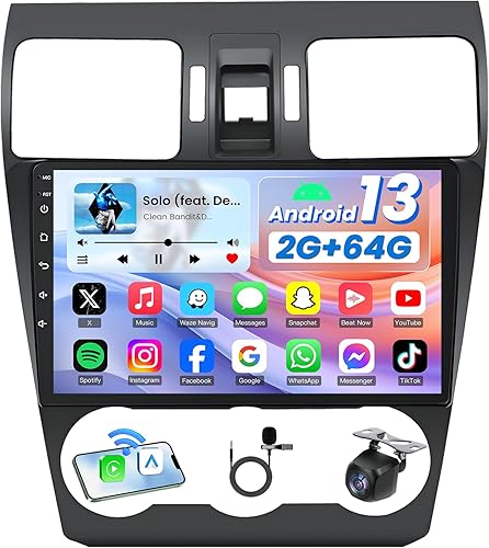 Radio estéreo para coche Honda Civic 2006-2011, pantalla táctil HD de 10.1 pulgadas, Android 11, radio de coche con Carplay inalámbrico y Android
