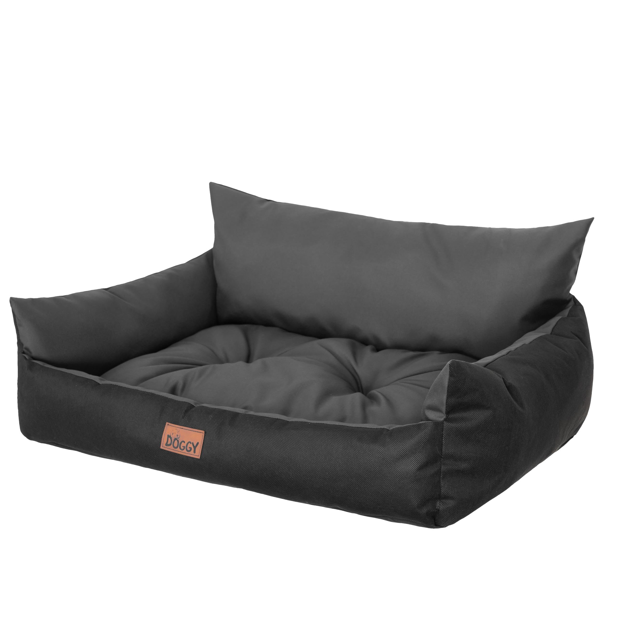 Hundebett Grosse Hunde Wasserdicht - Hundedecke Sofa, Hundebett Mittelgroße Hunde - Joker Waschbares Hundesofa mit Herausnehmbarem Kissen - Oeko-Tex Hundekissen Dog Bed 132x106 cm Graphit XXXL