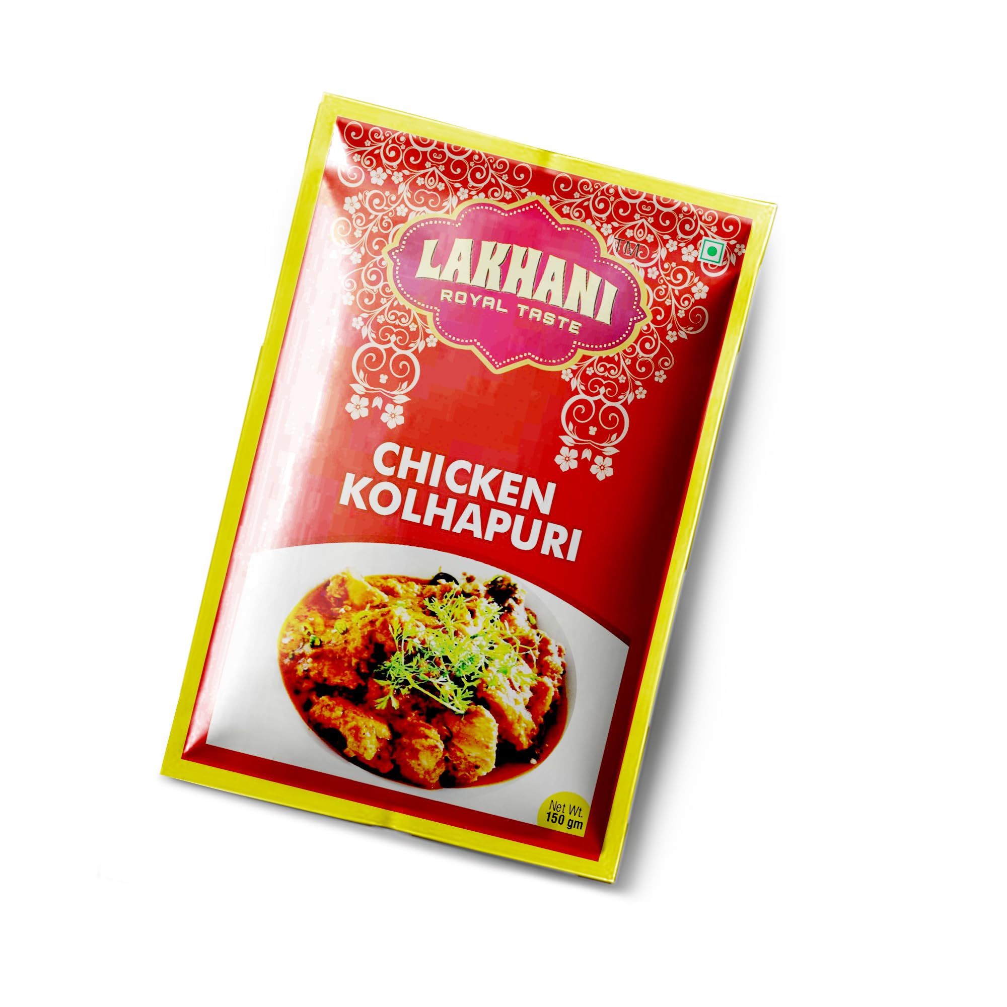 LAKHANI NonVeg Chicken Kolhapuri Masala - 150gm Unique Blend of Spices Rich Taste Spice for Regional & Traditional Recipes