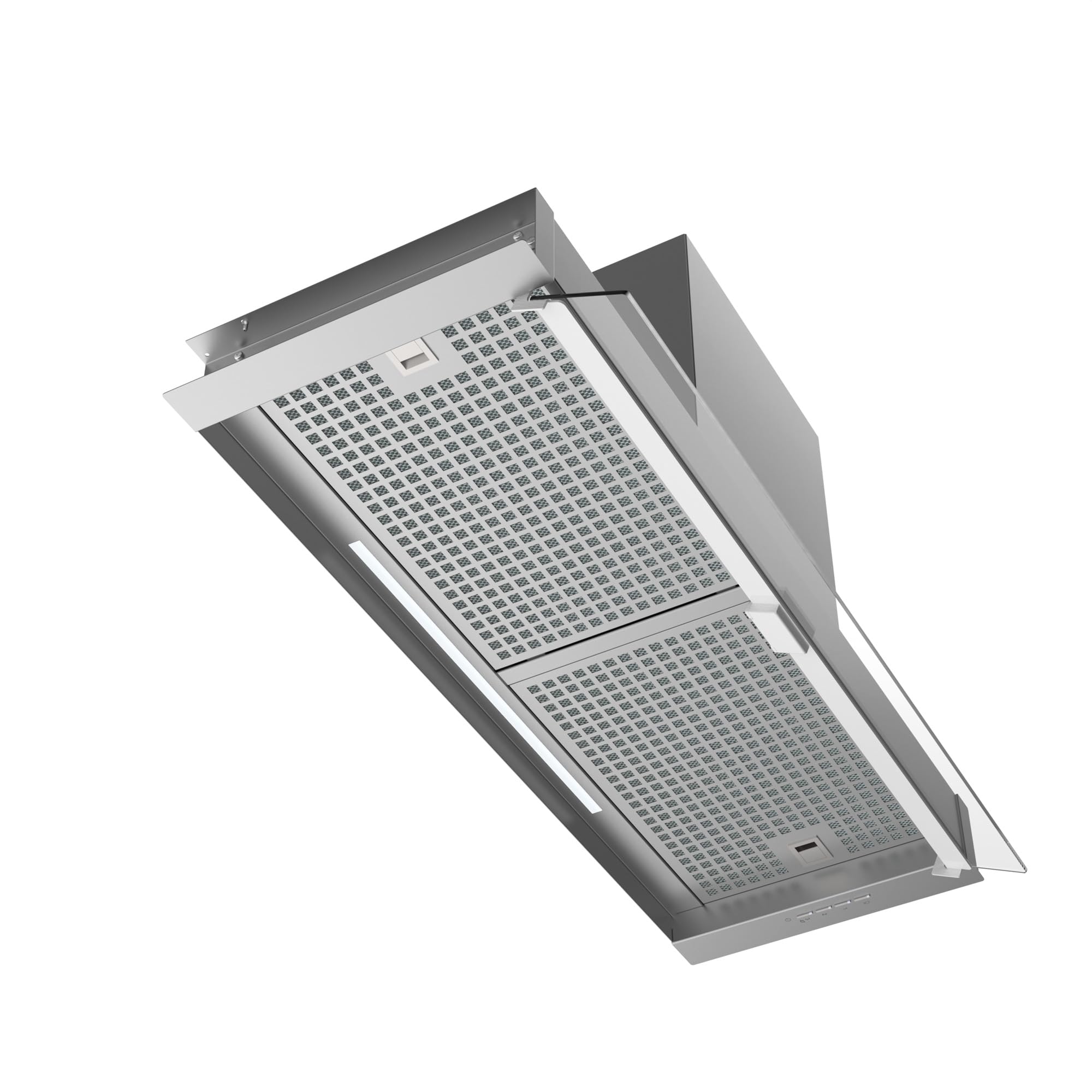 Campana Extractora Corona X 90, 90 cm, 850 m³/h, 4 Velocidades con Turbo, Panel Electrónico, LED Regulable, Temporizador, Filtros Inox Lavables, Acero Inoxidable