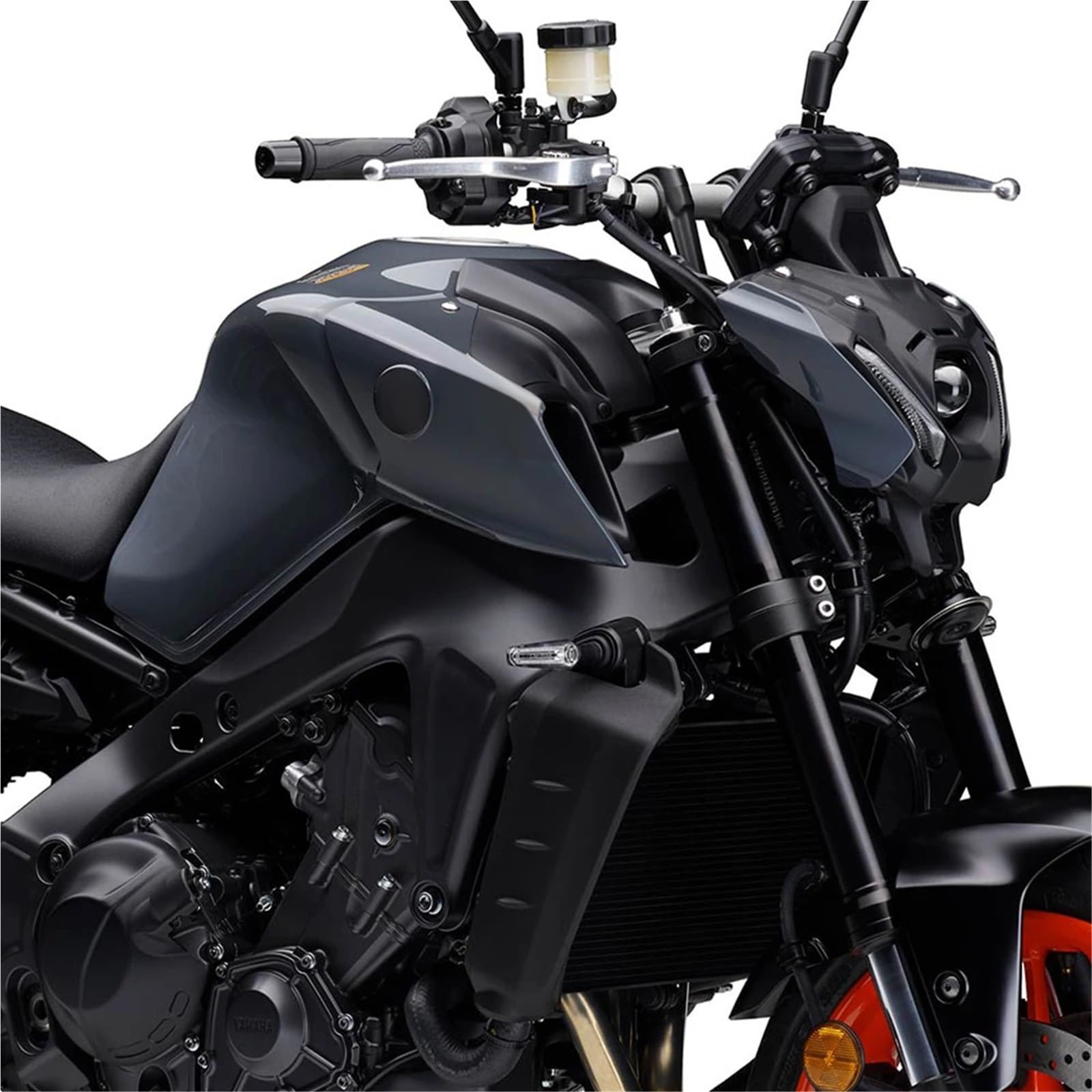 Przednia Osłona Chłodnicy Osłona Boczna Ramy Motocykla, Wlotu Powietrza, Korka Zbiornika Paliwa, Pasująca Do Motocykli Yamaha MT09 MT-09 MT 09 SP 2021-2023 Osłona panelu chłodnicy(Model 4)